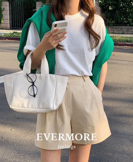[evermore] 노튼핀턱반바지 (2color) *당일출고