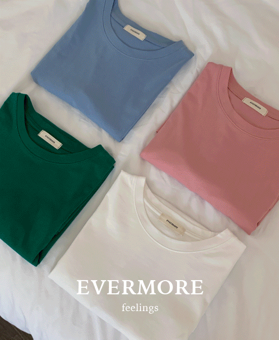 [evermore] 오가닉코튼t (4color) *당일출고