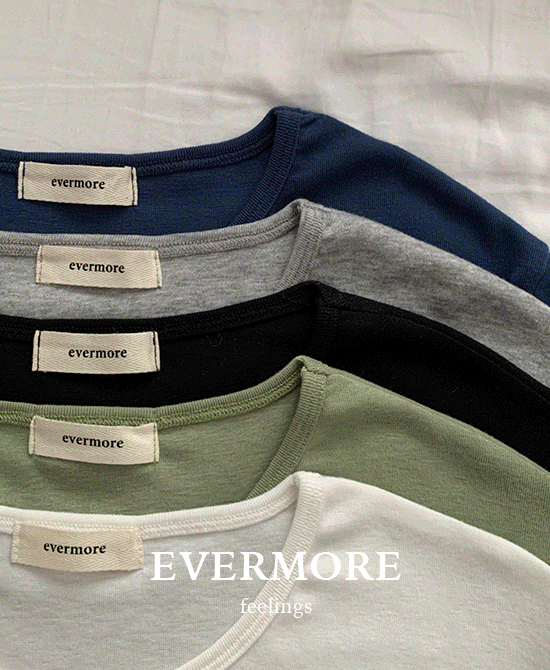 [evermore] 코지라운드t (5color) *당일출고