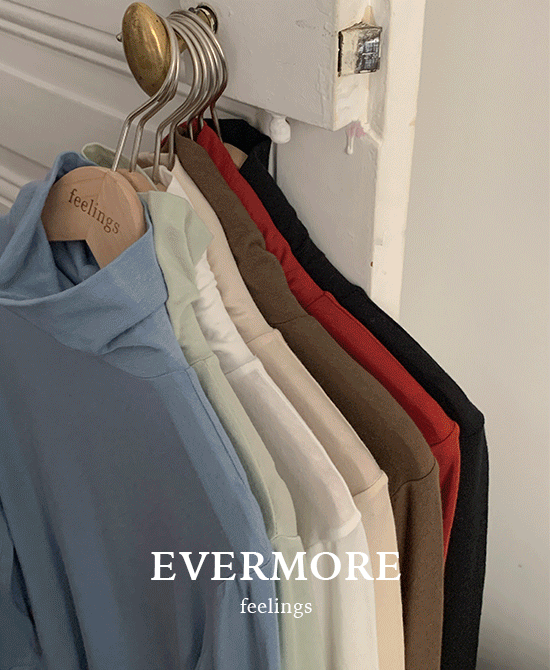 [evermore] 워머폴라t (7color) *베이지,블랙,소라,아이 7-10일소요