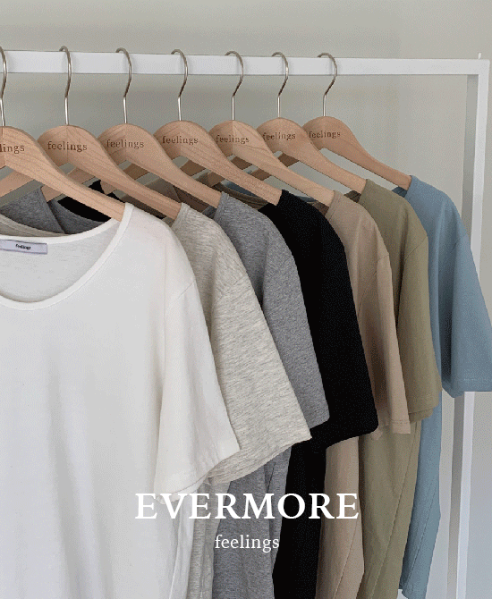[evermore] 올데이U넥t (7color) - new color! *당일출고