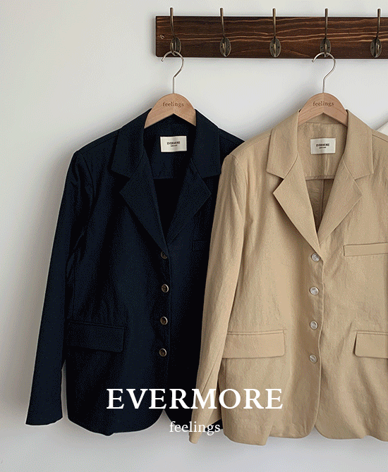 [evermore] 플로우린넨자켓 (3color) *당일출고