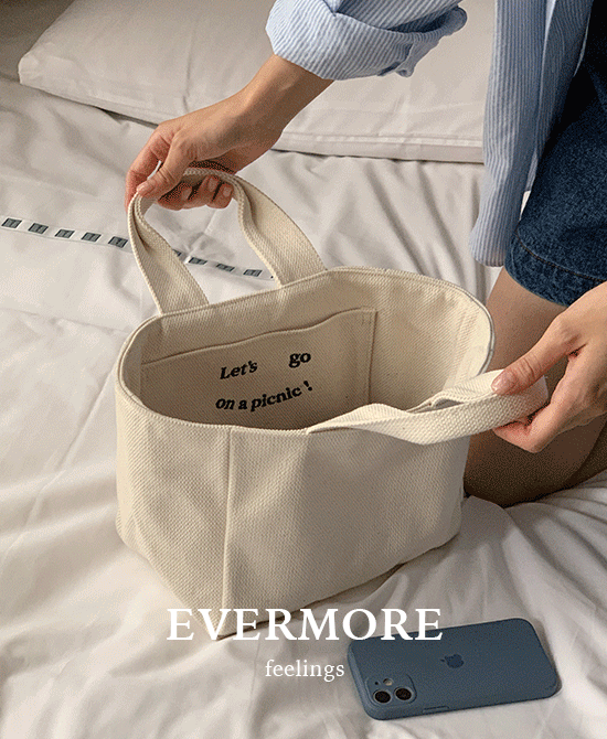 [evermore] picnic bag (3color) *당일출고