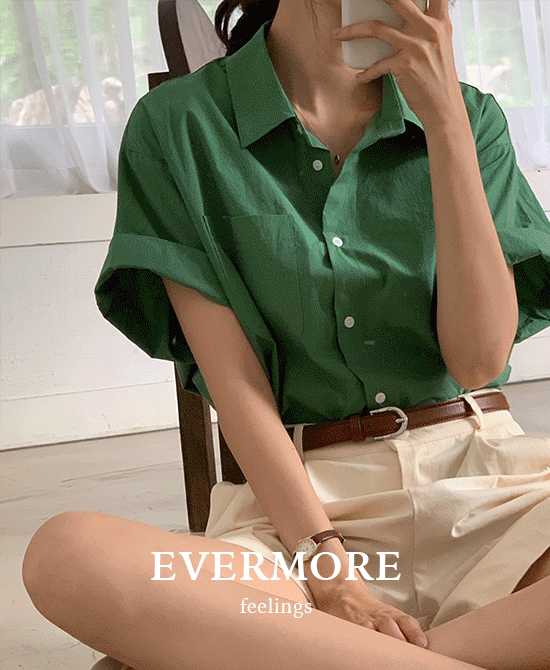 [evermore] 웨더하프셔츠 (3color) *당일출고