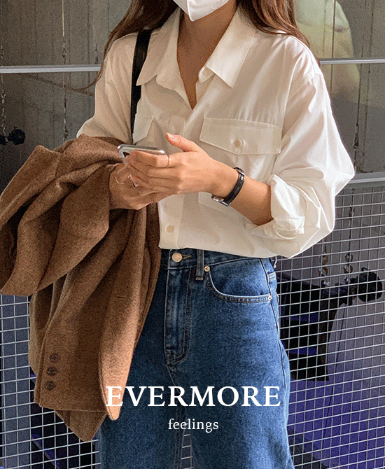 [evermore] 앤포켓셔츠 (2color) *당일출고