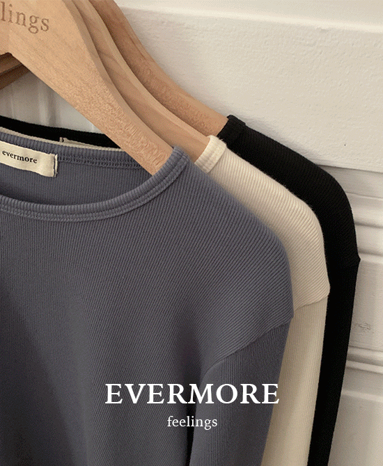 [evermore] 시어드t (3color) *10일소요